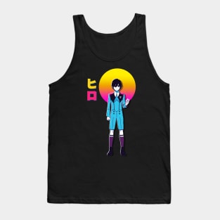 Hiro DARLING in the FRANXX  Anime Vaporwave Tank Top